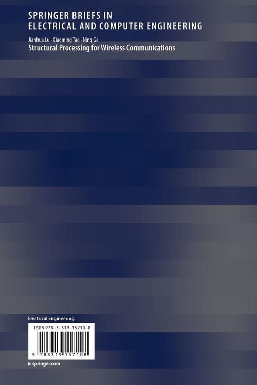 Produktbild: Structural Processing for Wireless Communications