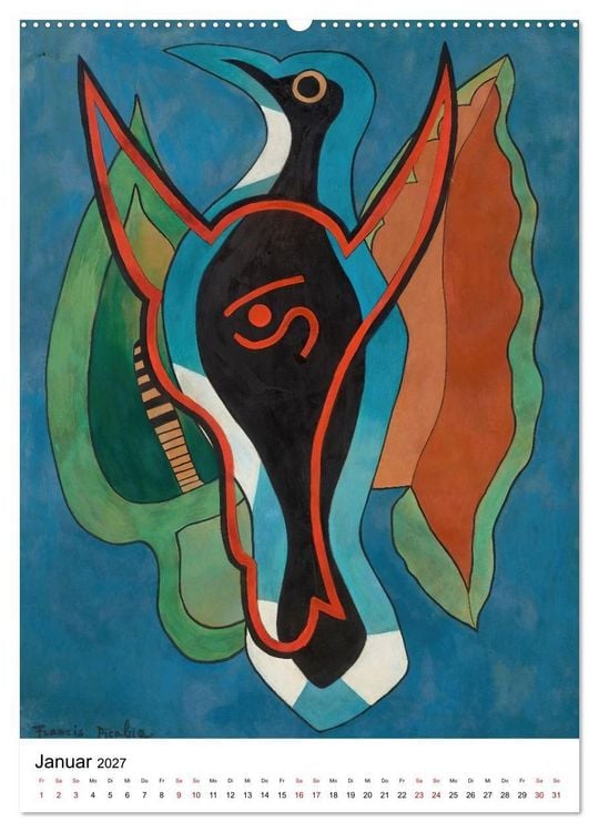Produktbild: Francis Picabia (hochwertiger Premium Wandkalender 2027 DIN A2 hoch), Kunstdruck in Hochglanz