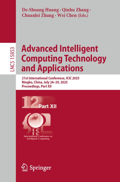 Produktbild: Advanced Intelligent Computing Technology and Applications