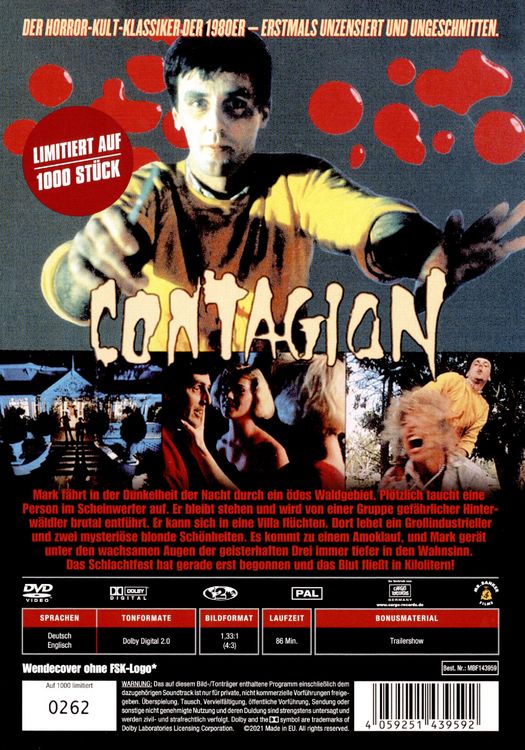 Produktbild: Contagion - Folterranch der gesch&auml;ndeten Zombies - Limited Edition auf 1000 St&uuml;ck