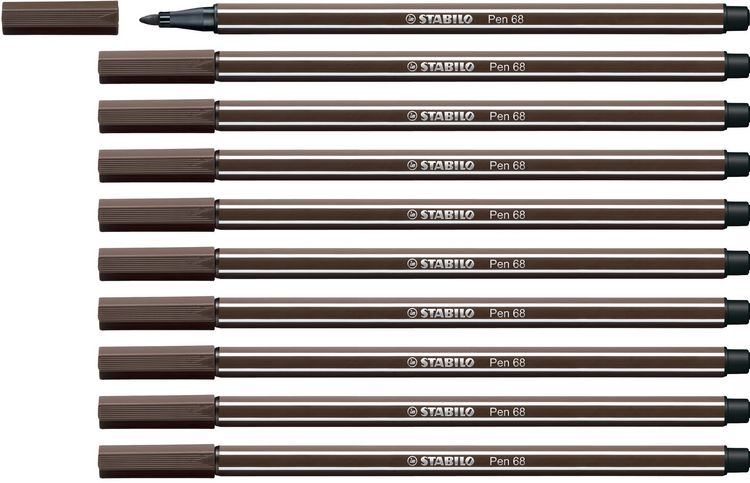 Produktbild: STABILO Filzstift Pen 68 umbra