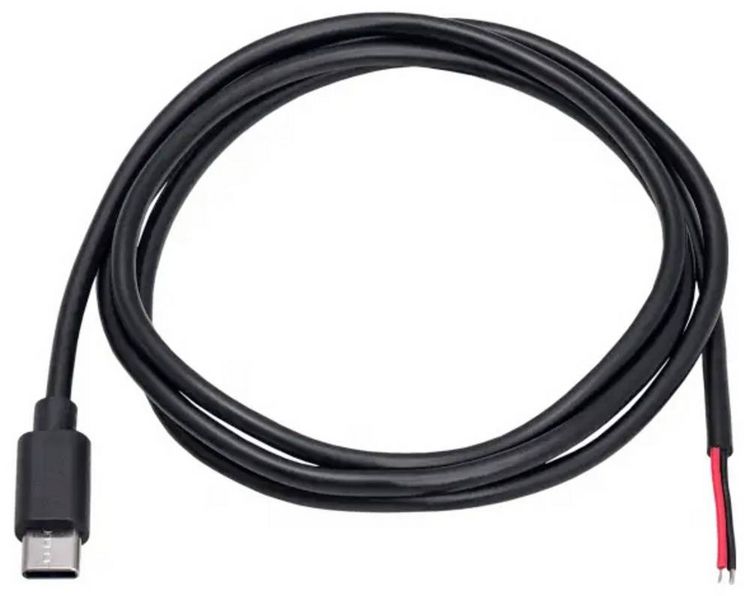 Produktbild: Akyga AK-SC-38 Niedervolt-Adapterkabel USB-C&reg; Stecker - offene Kabelenden 1 m 1 St.