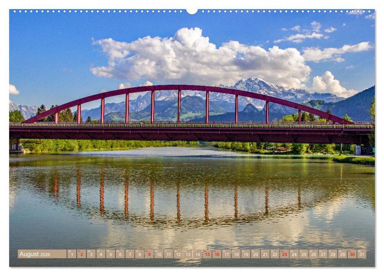 Produktbild: Es flie&szlig;t die Salzach (Wandkalender 2026 DIN A2 quer), CALVENDO Monatskalender
