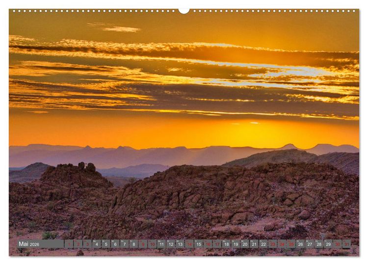 Produktbild: Namibia &ndash; Faszination Damaraland und Spitzkoppe (Wandkalender 2026 DIN A2 quer), CALVENDO Monatskalender