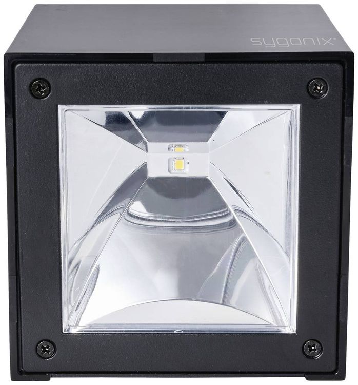Sygonix SY-5499356 Solar-Wandstrahler 0.9W Warmweiß Schwarz