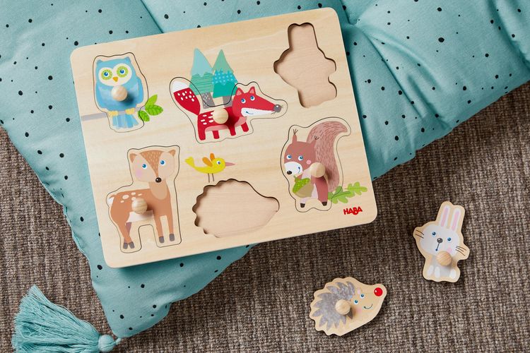 Produktbild: Greifpuzzle Waldtiere
