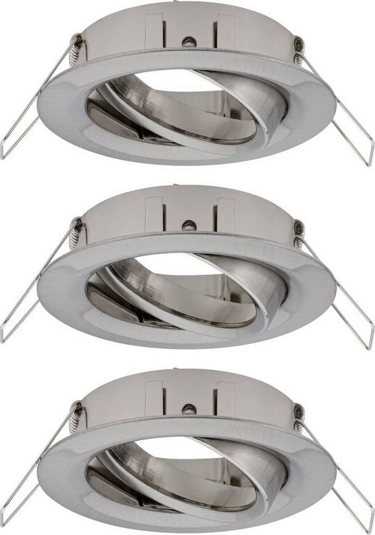 Produktbild: Paulmann 92485 EBL Choose Einbauring 3er Set 10W Eisen (geb&uuml;rstet)