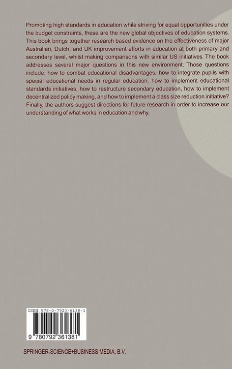 Produktbild: Enhancing Educational Excellence, Equity and Efficiency