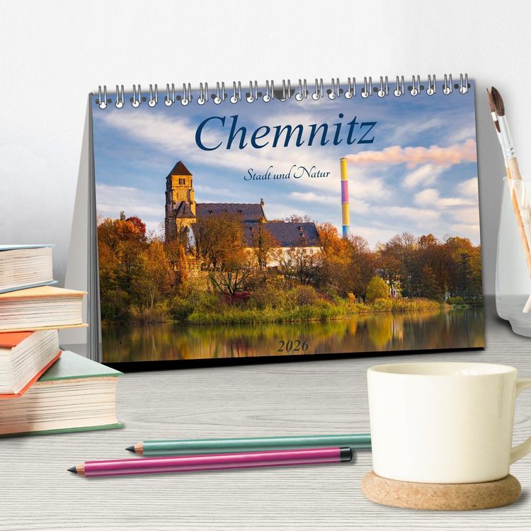 Produktbild: Chemnitz - Stadt und Natur (Tischkalender 2026 DIN A5 quer), CALVENDO Monatskalender