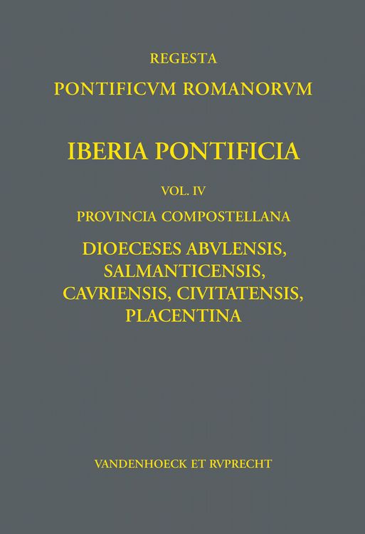 Produktbild: Iberia Pontificia. Vol. IV: Provincia Compostellana