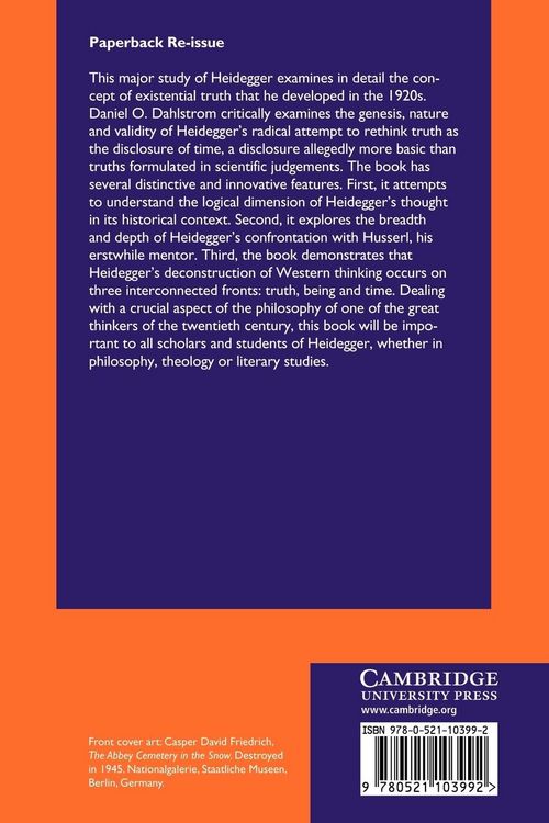 Produktbild: Heidegger's Concept of Truth