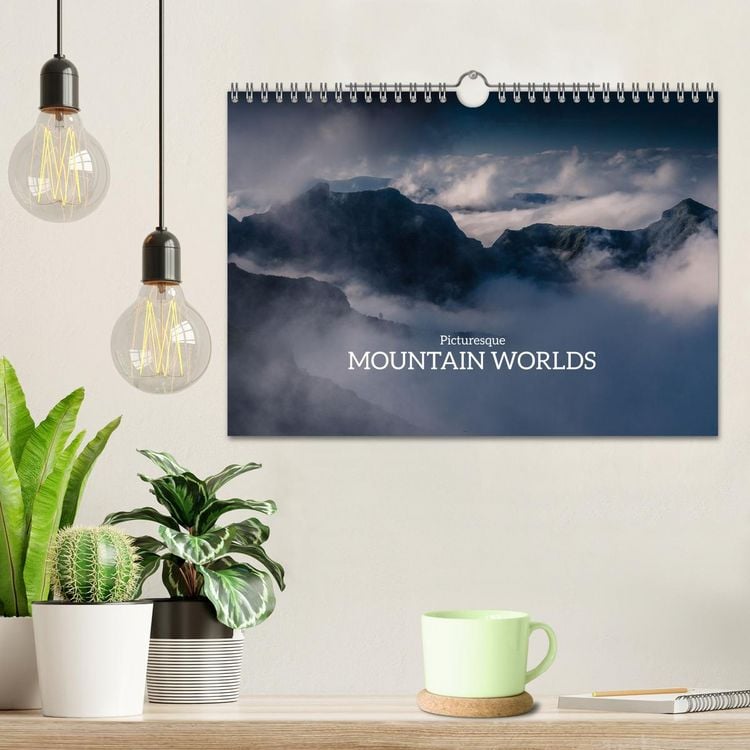 Produktbild: Picturesque Mountain Worlds (Wall Calendar 2026 DIN A4 landscape), CALVENDO 12 Month Wall Calendar