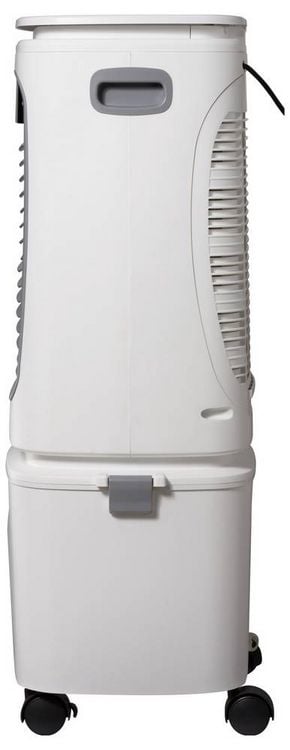 Produktbild: Sygonix Luftk&uuml;hler 80 W (L x B x H) 400 x 300 x 850 mm Wei&szlig; LED-Display, mit Fernbedienung, Oszillierend, Timer