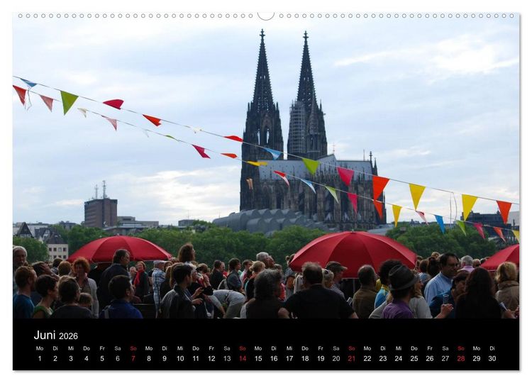 Produktbild: K&ouml;lner Spitzen (Wandkalender 2026 DIN A2 quer), CALVENDO Monatskalender
