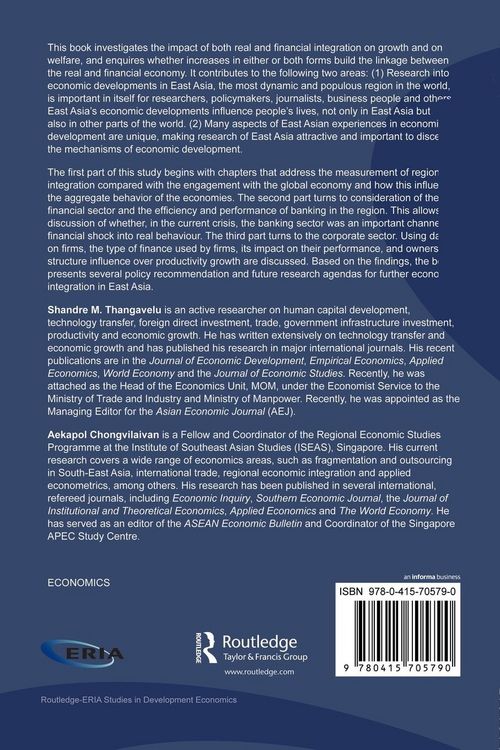 Produktbild: Real and Financial Integration in Asia