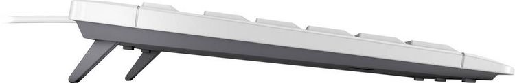 Produktbild: CHERRY Stream USB Tastatur Deutsch, QWERTZ Hellgrau