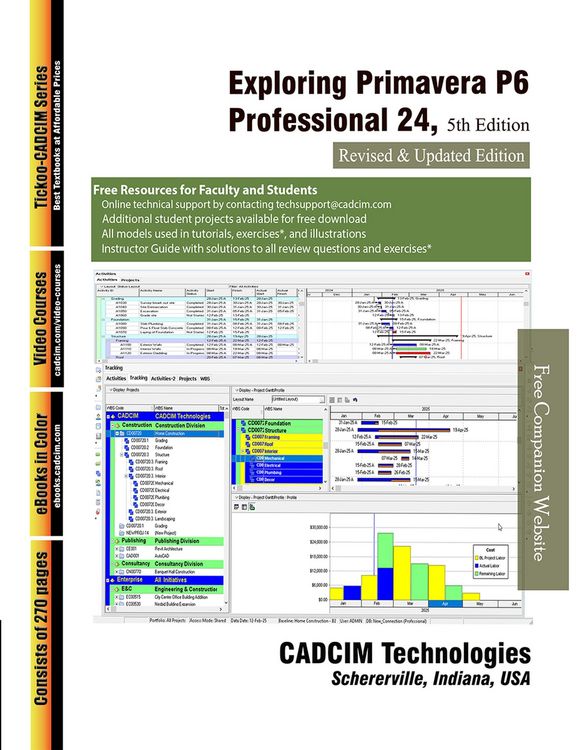 Produktbild: Exploring Oracle Primavera P6 Professional 24, 5th Edition