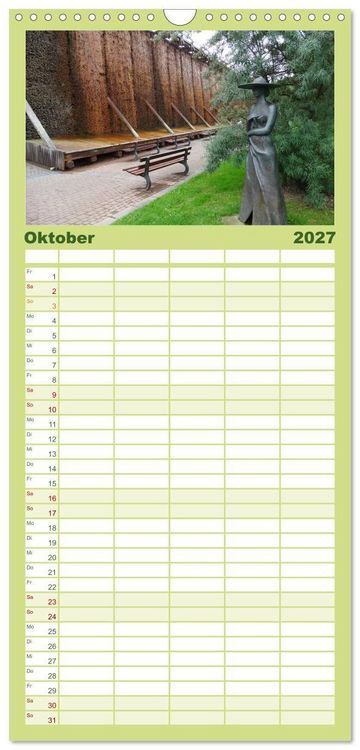 Produktbild: Familienplaner 2027 - Bad Sassendorf mit 5 Spalten (Wandkalender, 21 x 45 cm) CALVENDO