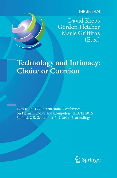 Produktbild: Technology and Intimacy: Choice or Coercion