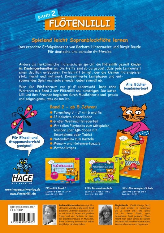 Produktbild: Flötenlilli - Blockflötenschule, Band 2