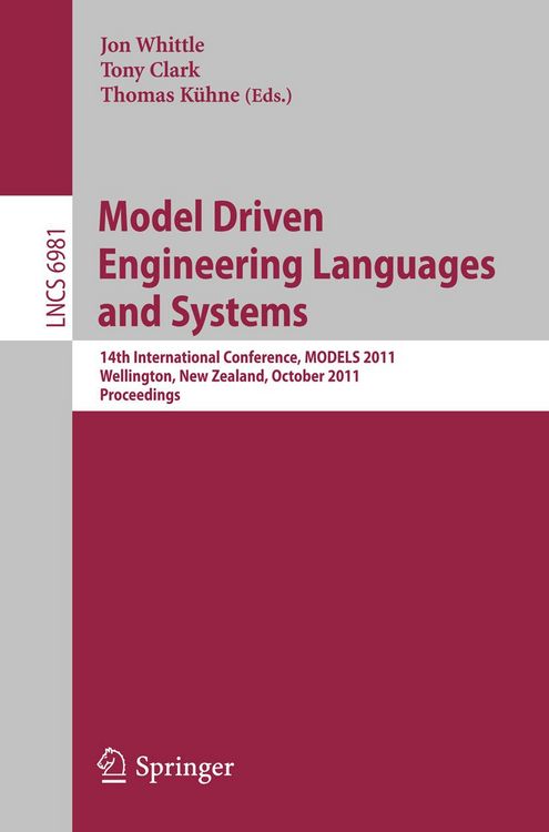 Produktbild: Model Driven Engineering Languages and Systems
