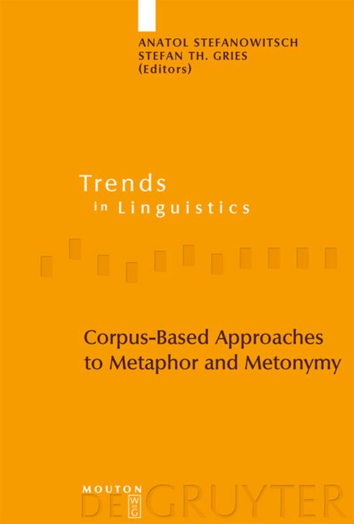 Produktbild: Corpus-Based Approaches to Metaphor and Metonymy