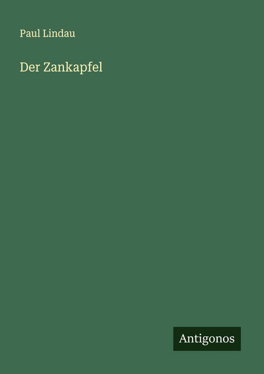 Produktbild: Der Zankapfel