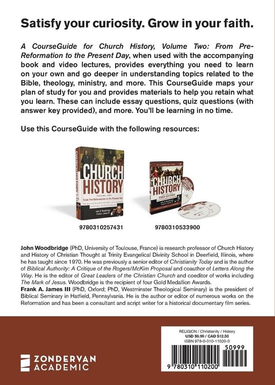 Produktbild: A CourseGuide for Church History, Volume Two