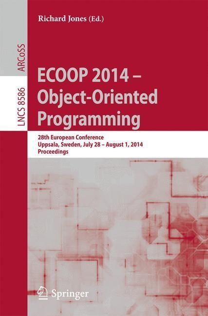 Produktbild: ECOOP 2014 -- Object-Oriented Programming