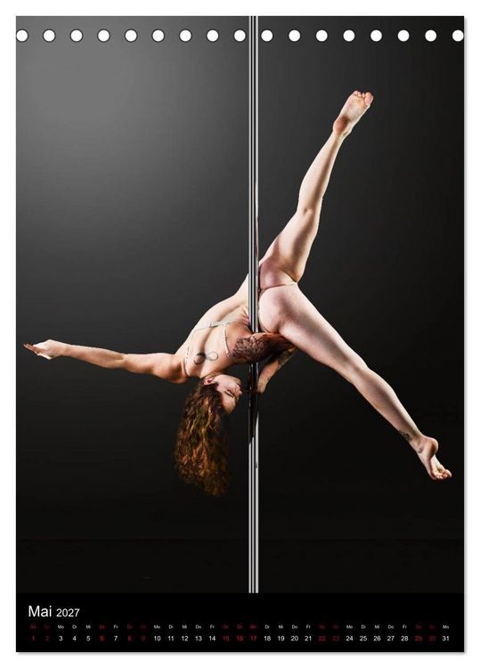 Produktbild: Die Kunst des Poledance (Tischkalender 2027 DIN A5 hoch), CALVENDO Monatskalender