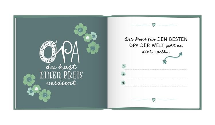 Produktbild: Das Erinnerungsbuch f&uuml;r den besten Opa der Welt. Ausf&uuml;llbuch zum Verschenken f&uuml;r den Opa zum Geburtstag, oder Vatertag. Liebevolle Geschenkidee f&uuml;r Opa von Enkeltochter und Enkelsohn. Geschenkbuch