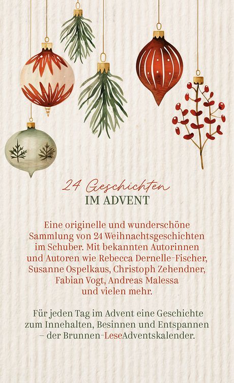 Produktbild: Ein Leseadventskalender - 24 Geschichten im Advent