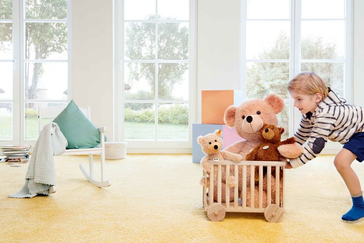 Produktbild: Steiff 111389 - Fynn Teddyb&auml;r, beige, Pl&uuml;sch, 50 cm