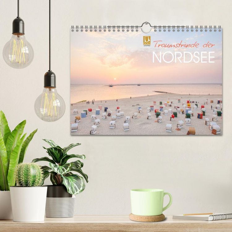 Produktbild: Traumstr&auml;nde der Nordsee (Wandkalender 2026 DIN A4 quer), CALVENDO Monatskalender