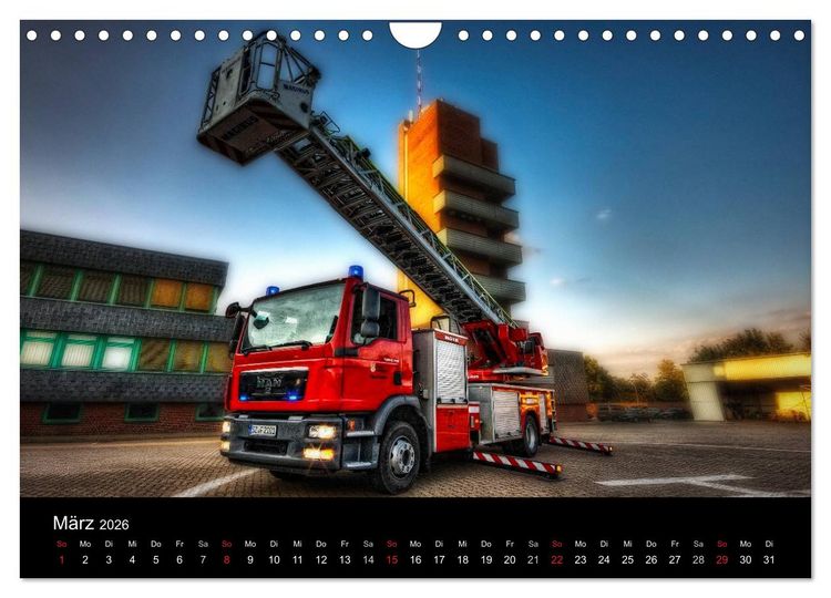 Produktbild: Berufsfeuerwehr Salzgitter (Wandkalender 2026 DIN A4 quer), CALVENDO Monatskalender