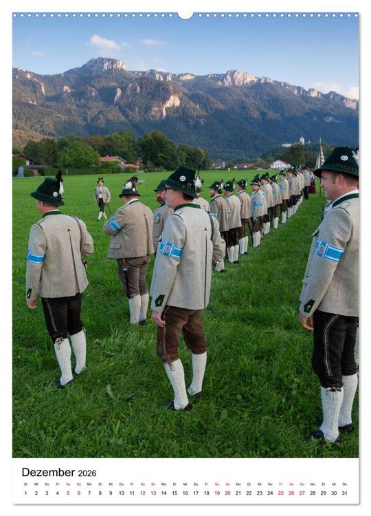 Produktbild: Bayerische Gebirgssch&uuml;tzen (Wandkalender 2026 DIN A2 hoch), CALVENDO Monatskalender