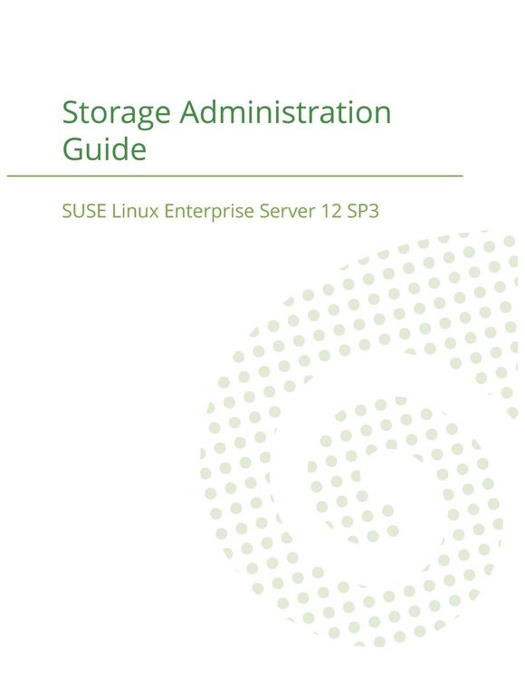 Produktbild: SUSE Linux Enterprise Server 12 - Storage Administration Guide