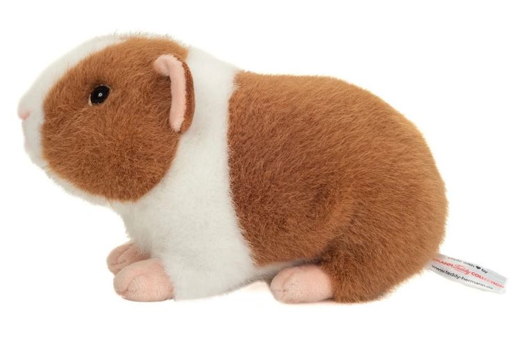 Produktbild: Teddy Hermann 926658 - Meerschweinchen hellbraun-wei&szlig;, 19 cm