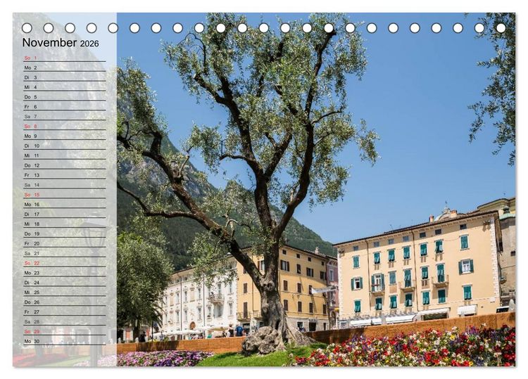 Produktbild: GARDASEE Idyllische Orte (Tischkalender 2026 DIN A5 quer), CALVENDO Monatskalender