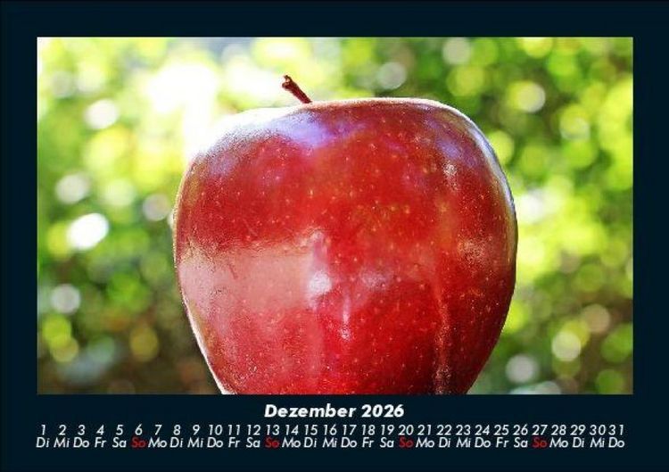 Produktbild: Obstkalender 2026 Fotokalender DIN A5