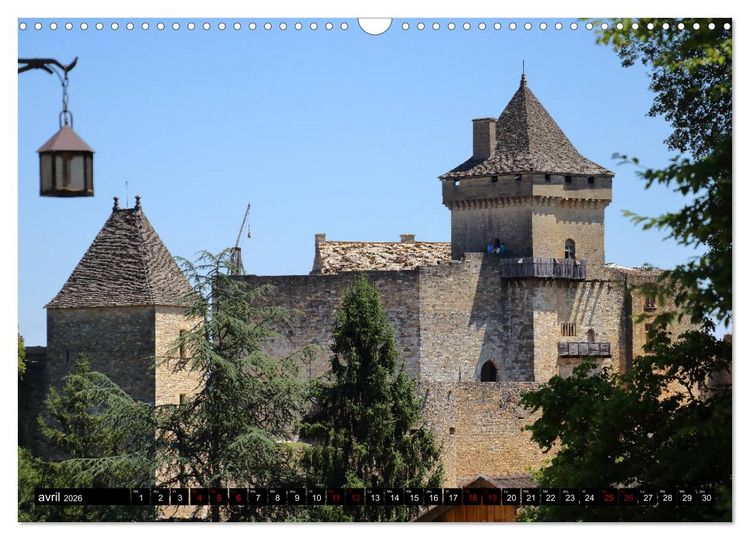 Produktbild: Un &eacute;t&eacute; dans le P&eacute;rigord (Calendrier mural 2026 DIN A3 vertical), CALVENDO calendrier mensuel