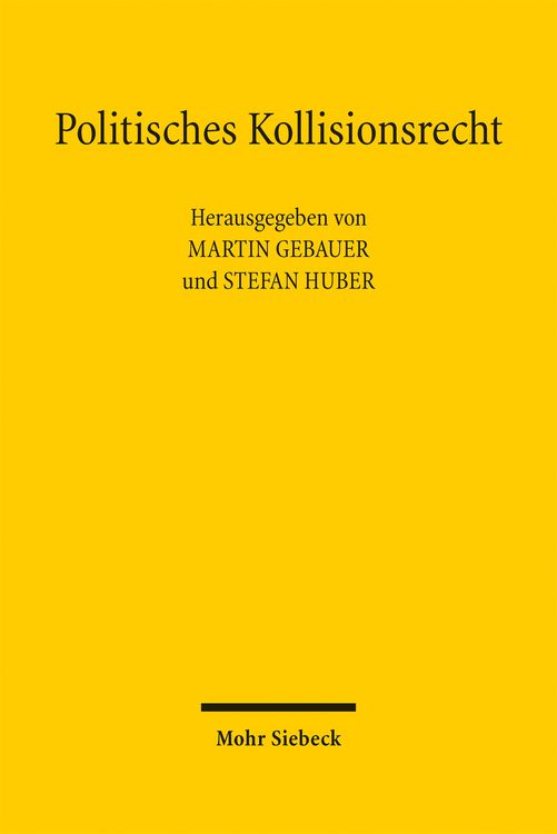 Produktbild: Politisches Kollisionsrecht