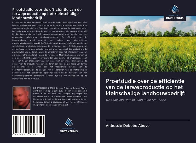 Produktbild: Proefstudie over de effici&euml;ntie van de tarweproductie op het kleinschalige landbouwbedrijf: