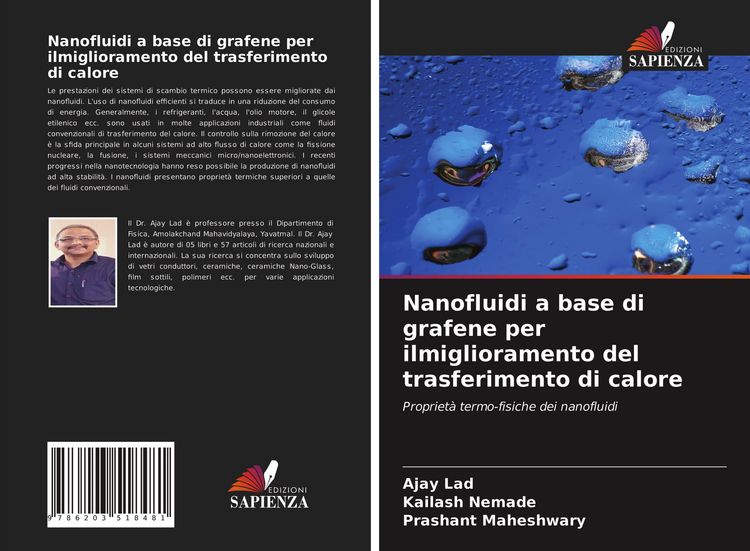 Produktbild: Nanofluidi a base di grafene per ilmiglioramento del trasferimento di calore
