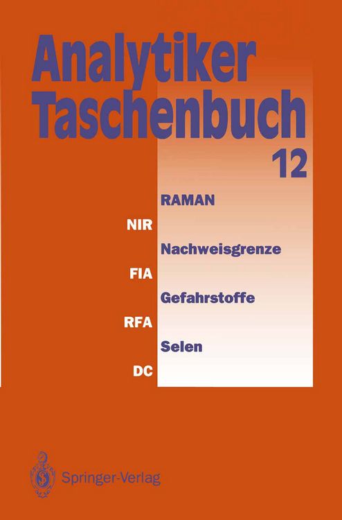 Produktbild: Analytiker-Taschenbuch
