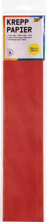 Produktbild: FOLIA&reg; Krepppapier farbig, rot