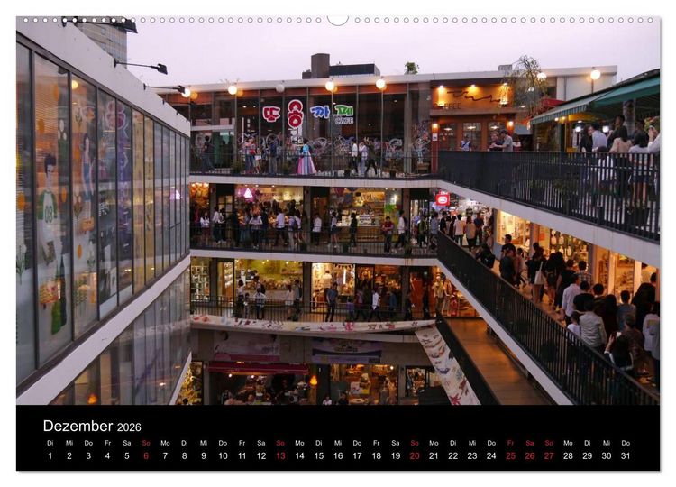 Produktbild: S&Uuml;DKOREA zwischen asiatischer Tradition und Moderne (hochwertiger Premium Wandkalender 2026 DIN A2 quer), Kunstdruck in Hochglanz