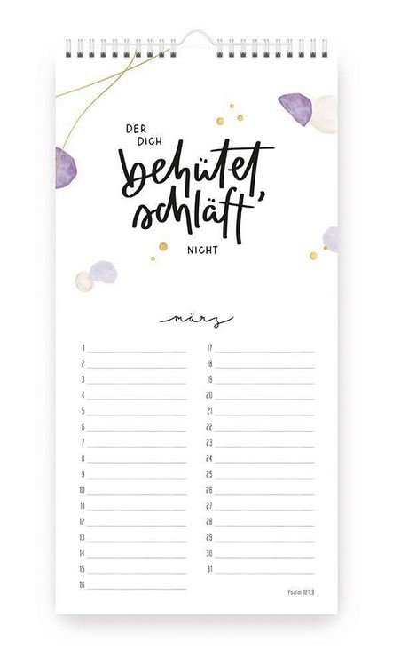 Produktbild: Himmelsgl&uuml;ck Geburtstagskalender