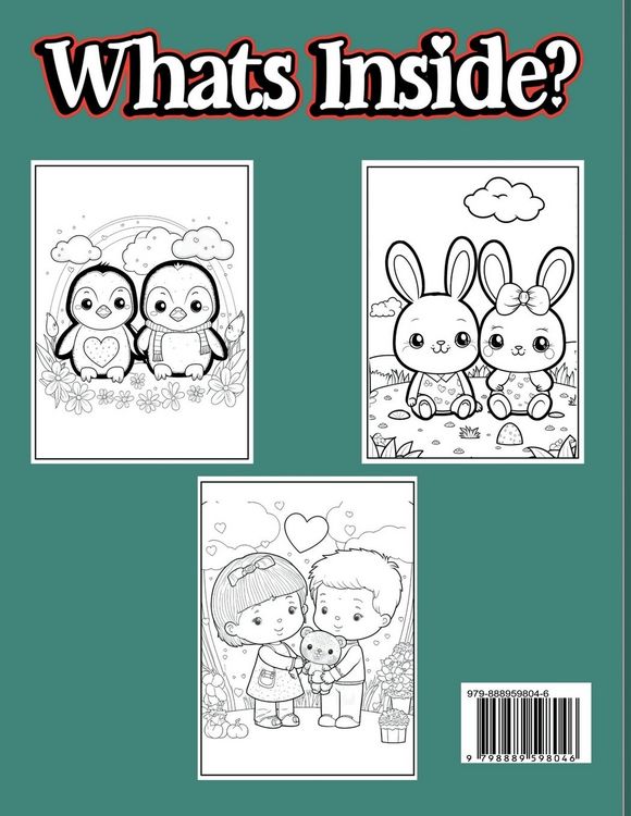 Produktbild: Valentine's Day Coloring Book For Kids