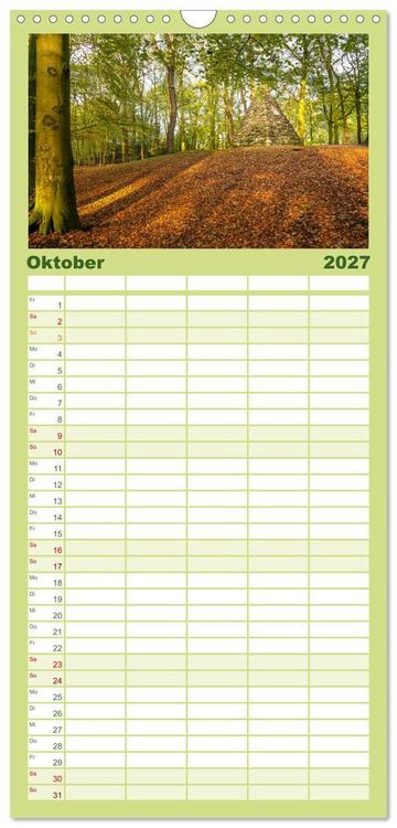 Produktbild: Familienplaner 2027 - Tour de Ostfriesland mit 5 Spalten (Wandkalender, 21 x 45 cm) CALVENDO